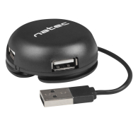 NATEC HUB USB 2.0 BUMBLEBEE 4-PORTY CZARNY NHU-1330 - 1470225 - zdjęcie 3